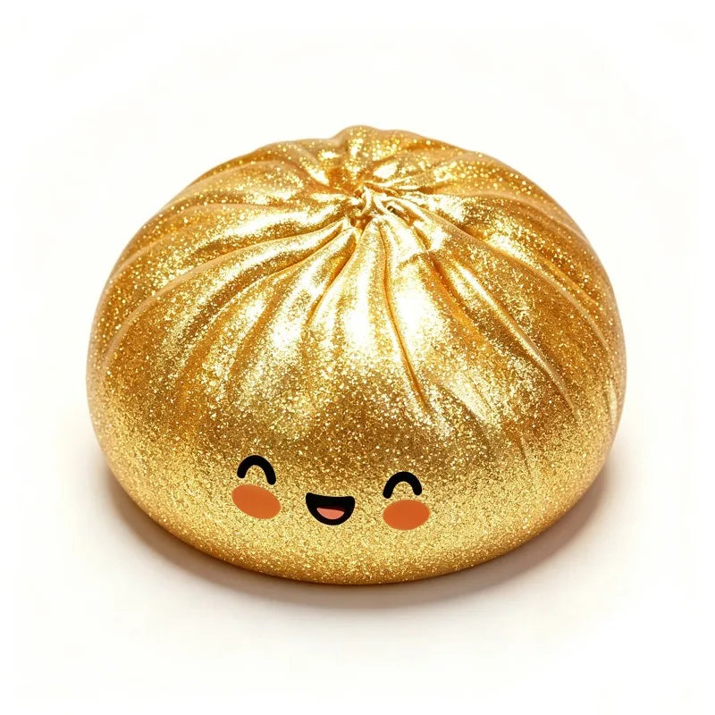 New Glitter Dumpling Colorful Simulation Steamed Bun
