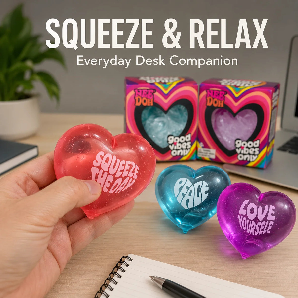 NeeDoh's Hot New Heart-Shaped Pinch Toy