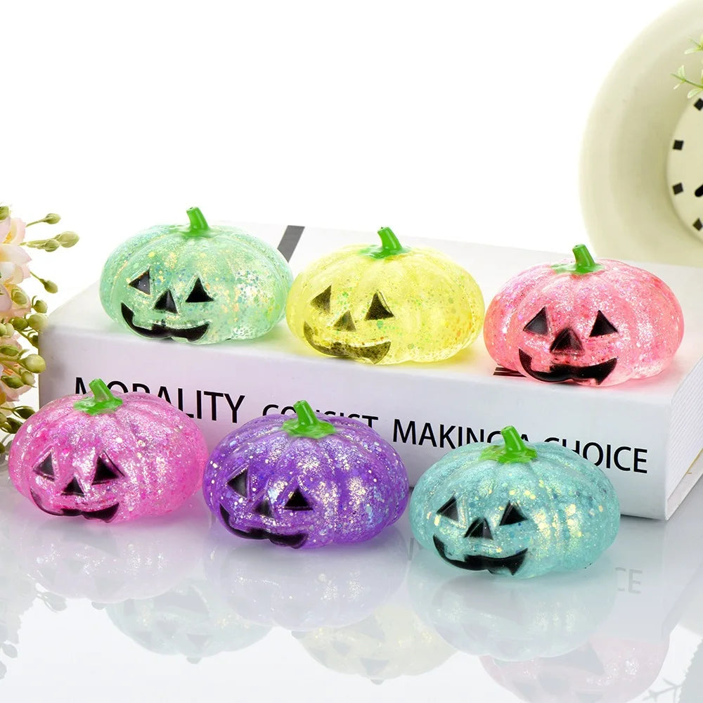 Pumpkin Maltose Pressure Ball Wet Toy