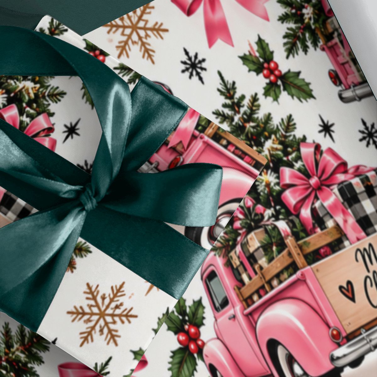 Merry Christmas 3Pack Gift Wrapping Paper